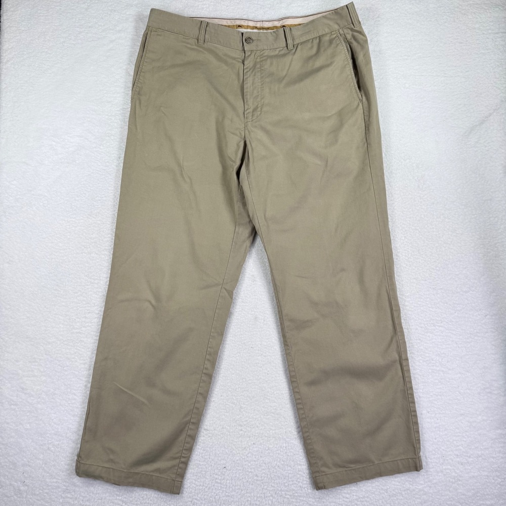 Tommy‎ Bahama Khaki Chino Pants Straight Fit Mens 38x34(Actual 31) Tan Stretch
